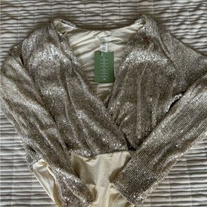 Brand new sequin bodysuit